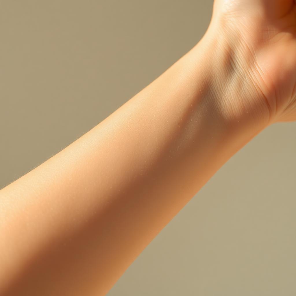 Clear, even-toned forearm skin after a series of laser tattoo removal sessions at Ridgeline.