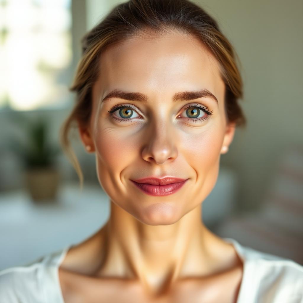 Focused, energized adult with clear skin and alert eyes after a methylene blue IV at Ridgeline.