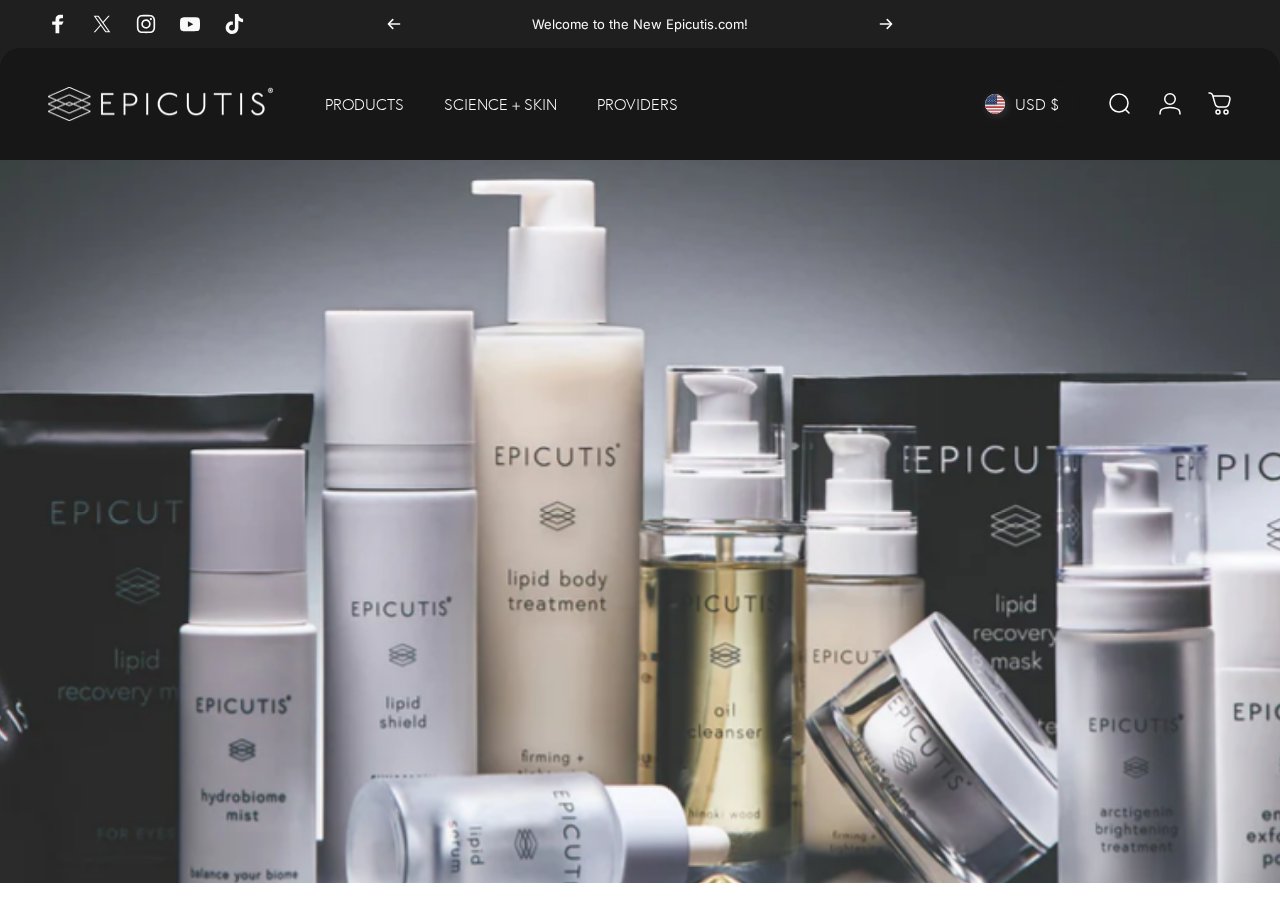 Epicutis lipid-based skincare
