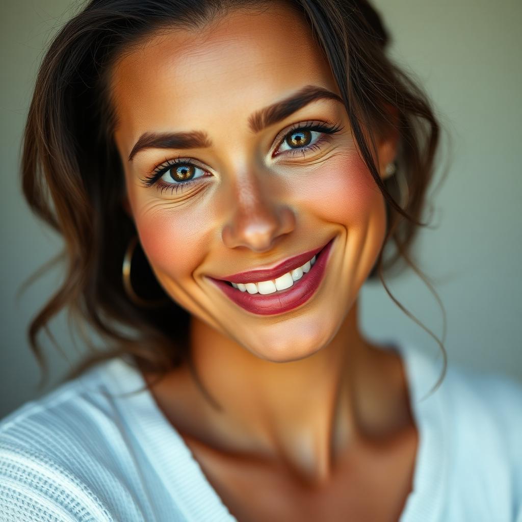 Vibrant, well-nourished woman with healthy glowing skin after personalized nutrition care at Ridgeline.