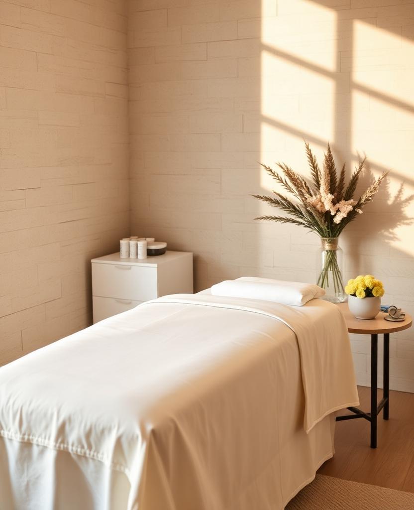 Provider performing a non-invasive body contouring treatment on a relaxed patient at Ridgeline.