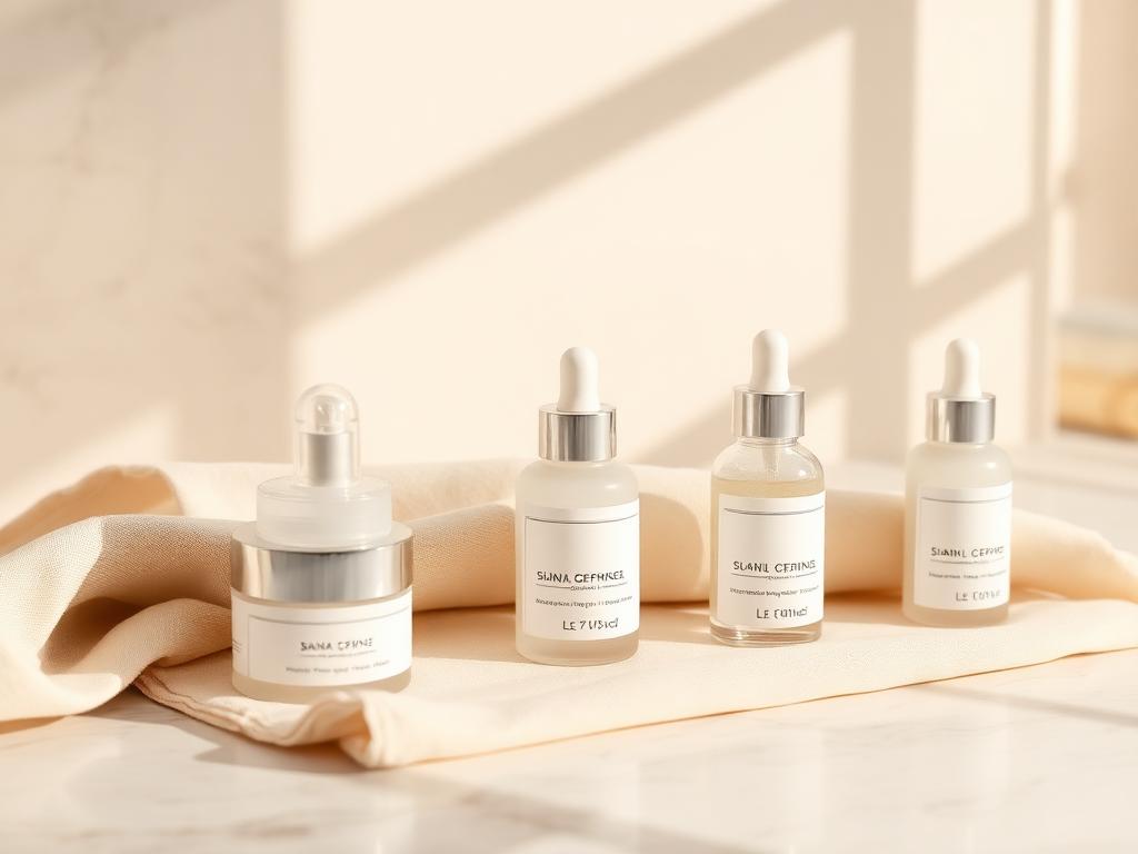 SkinBetter Science medical-grade skincare bottles arranged in soft natural light on a Ridgeline counter.